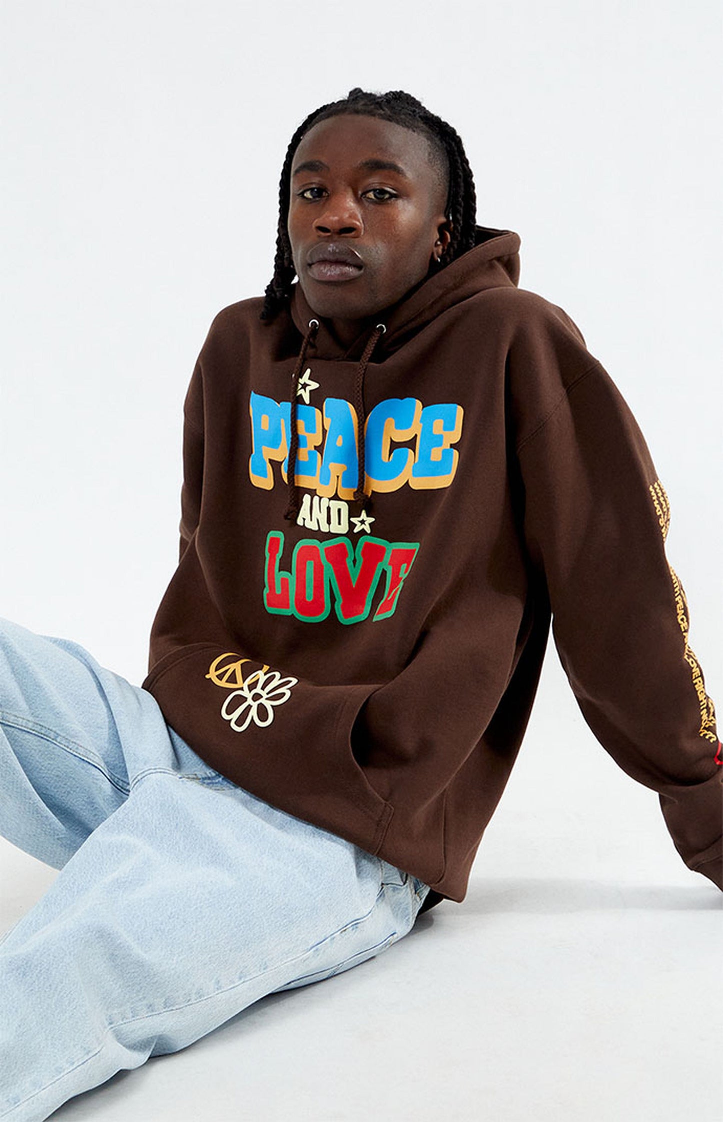 Peace And Love Hoodie