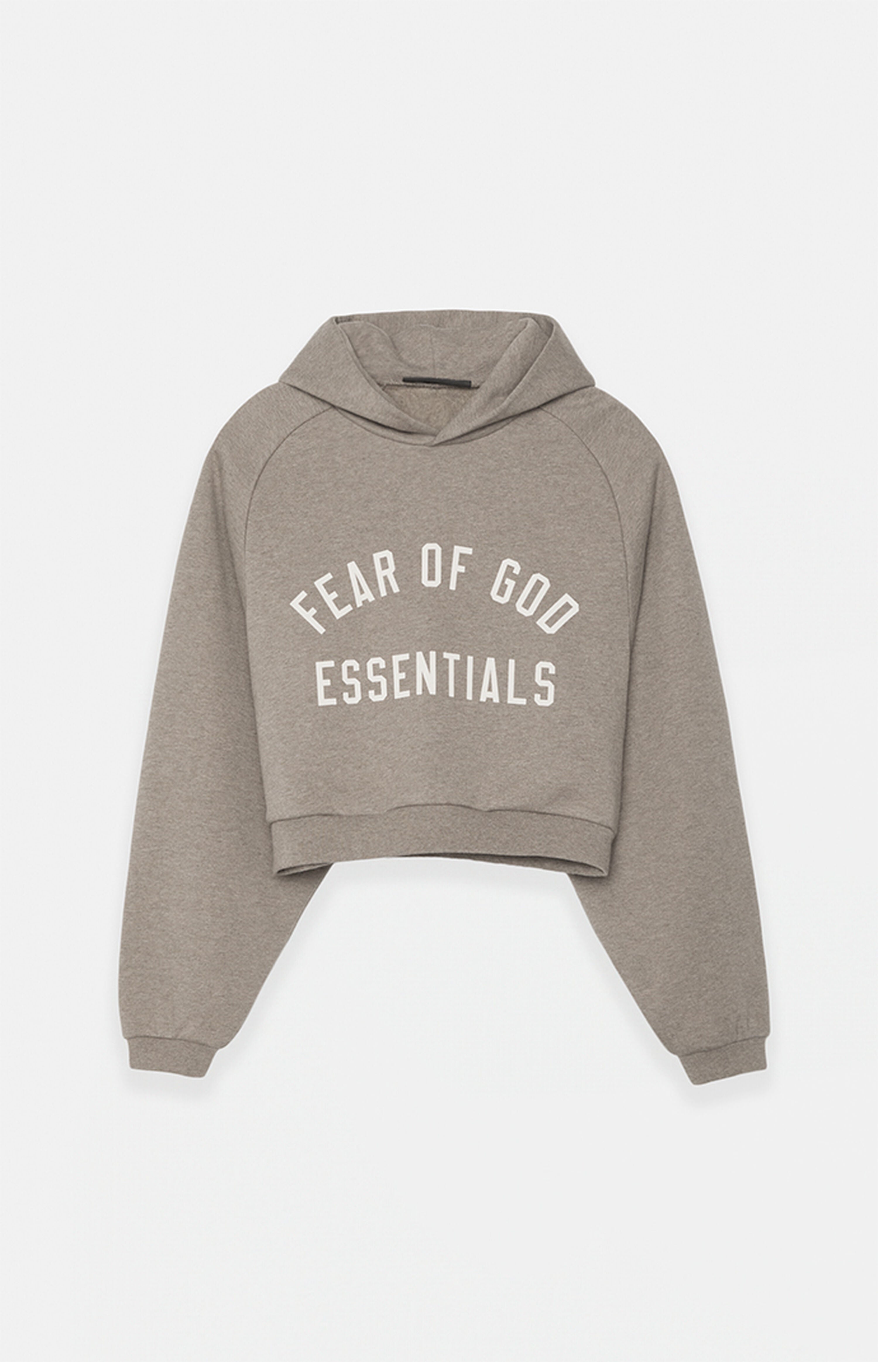 Cropped Essentials Hoodie