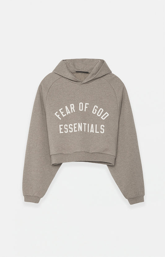 Cropped Essentials Hoodie