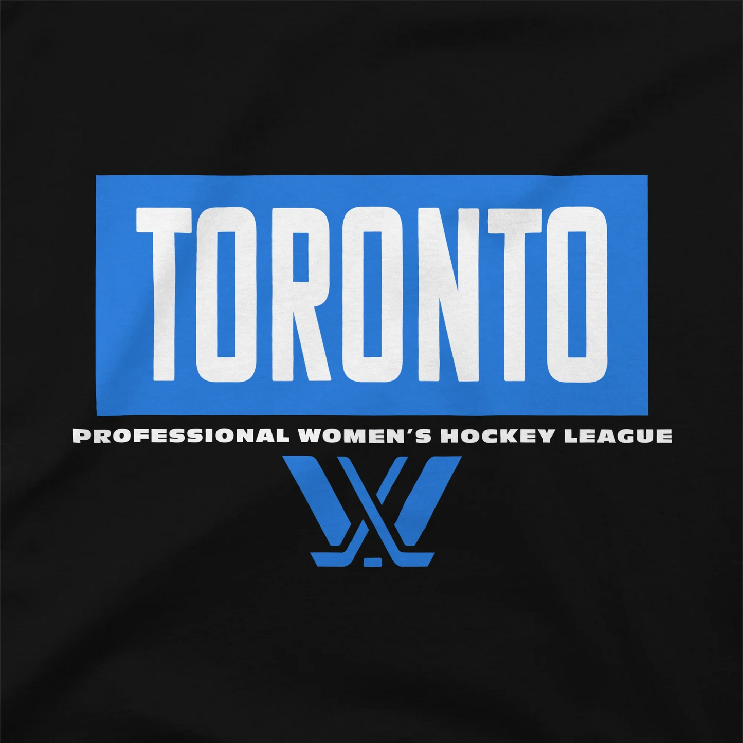 Toronto PWHL Black Pullover Hoodie