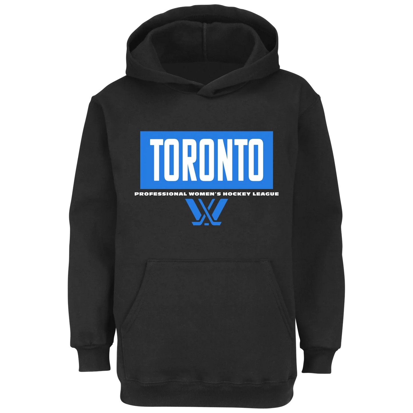 Toronto PWHL Black Pullover Hoodie