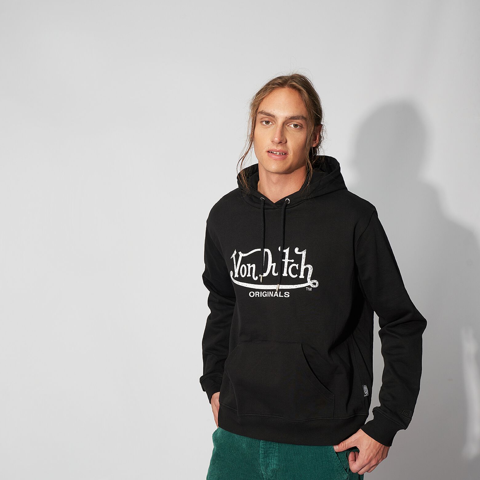 Von Dutch Originals Black Pullover Hoodie