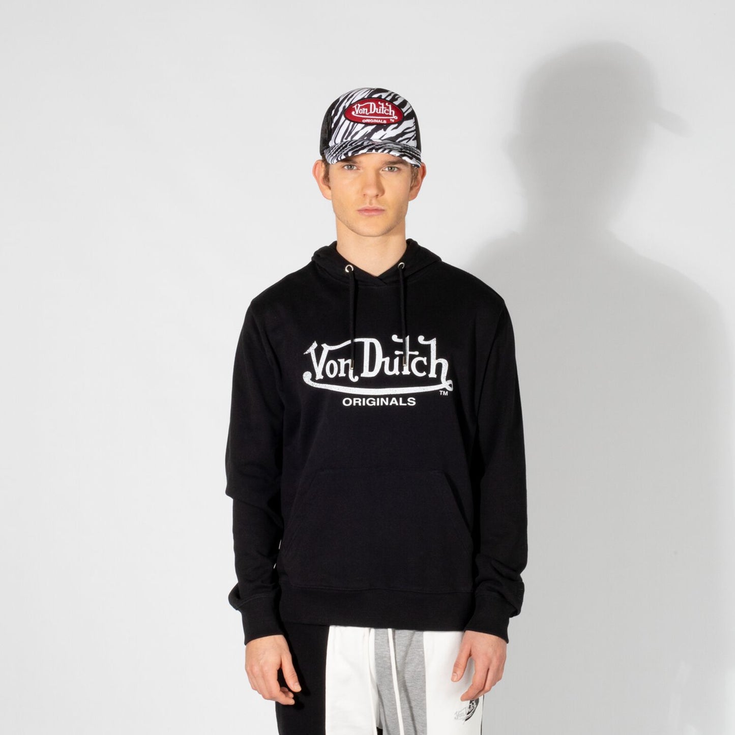 Von Dutch Originals Black Pullover Hoodie