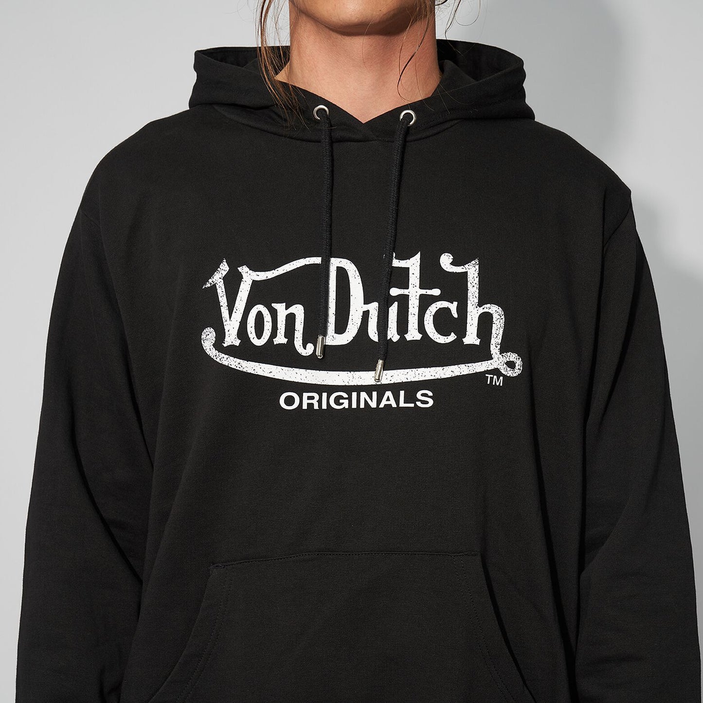 Von Dutch Originals Black Pullover Hoodie