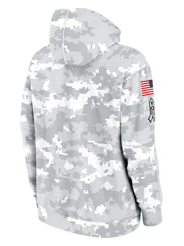 2024 Detroit Lions Arctic Camo Salute to Service Hoodie