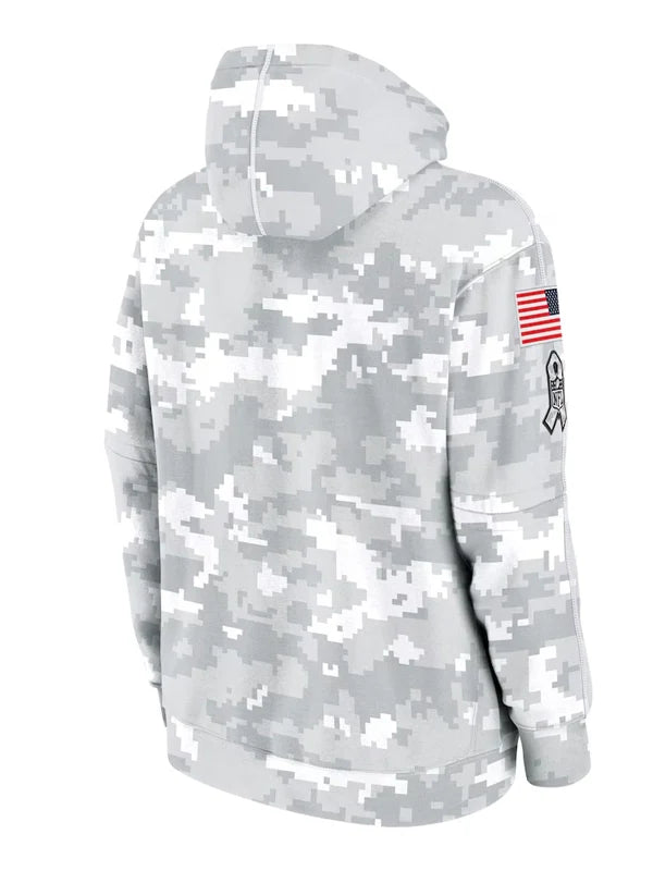 2024 New York Jets Arctic Camo Salute to Service Hoodie