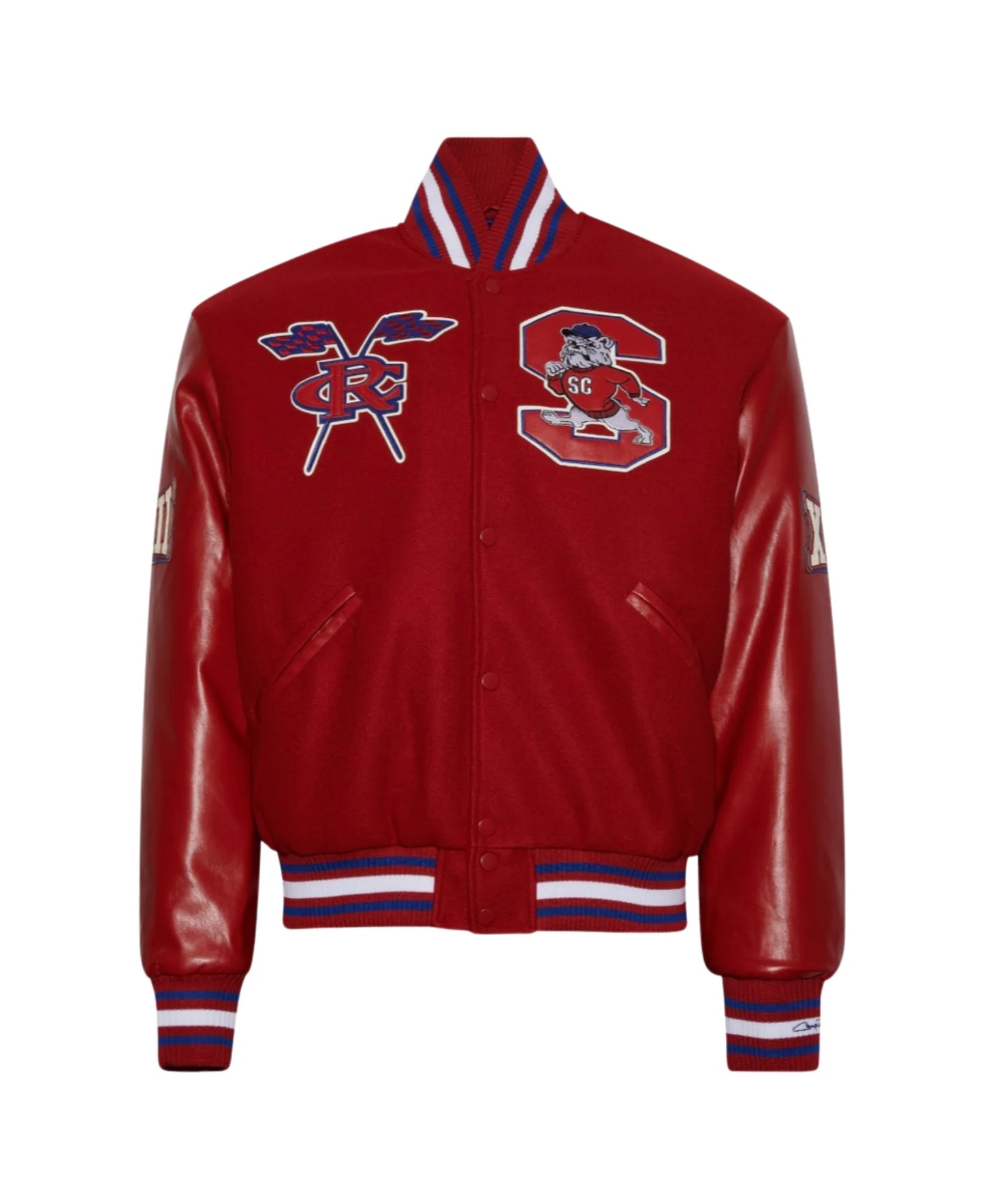 South Carolina State University Red Varsity Jacket  - Recreated