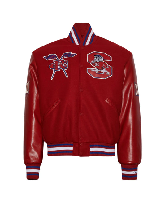 South Carolina State University Red Varsity Jacket  - Recreated