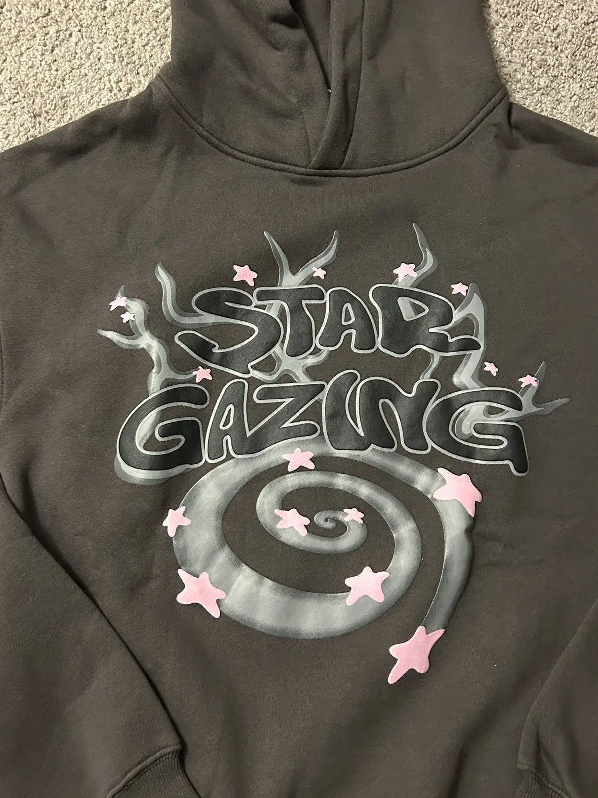 Trail Blazing Star Glazing Black Hoodie