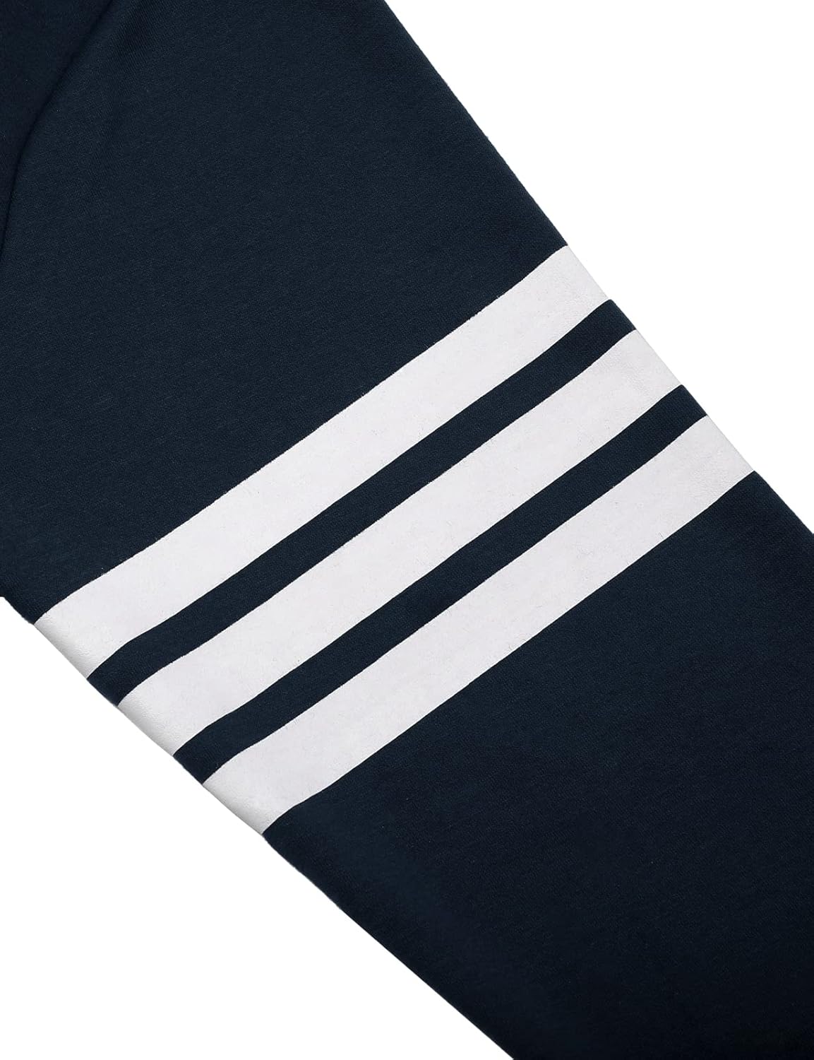 Mens Slim Fit Striped Hoodie