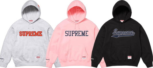 Supreme x Mitchell & Ness NCAA Hoodie