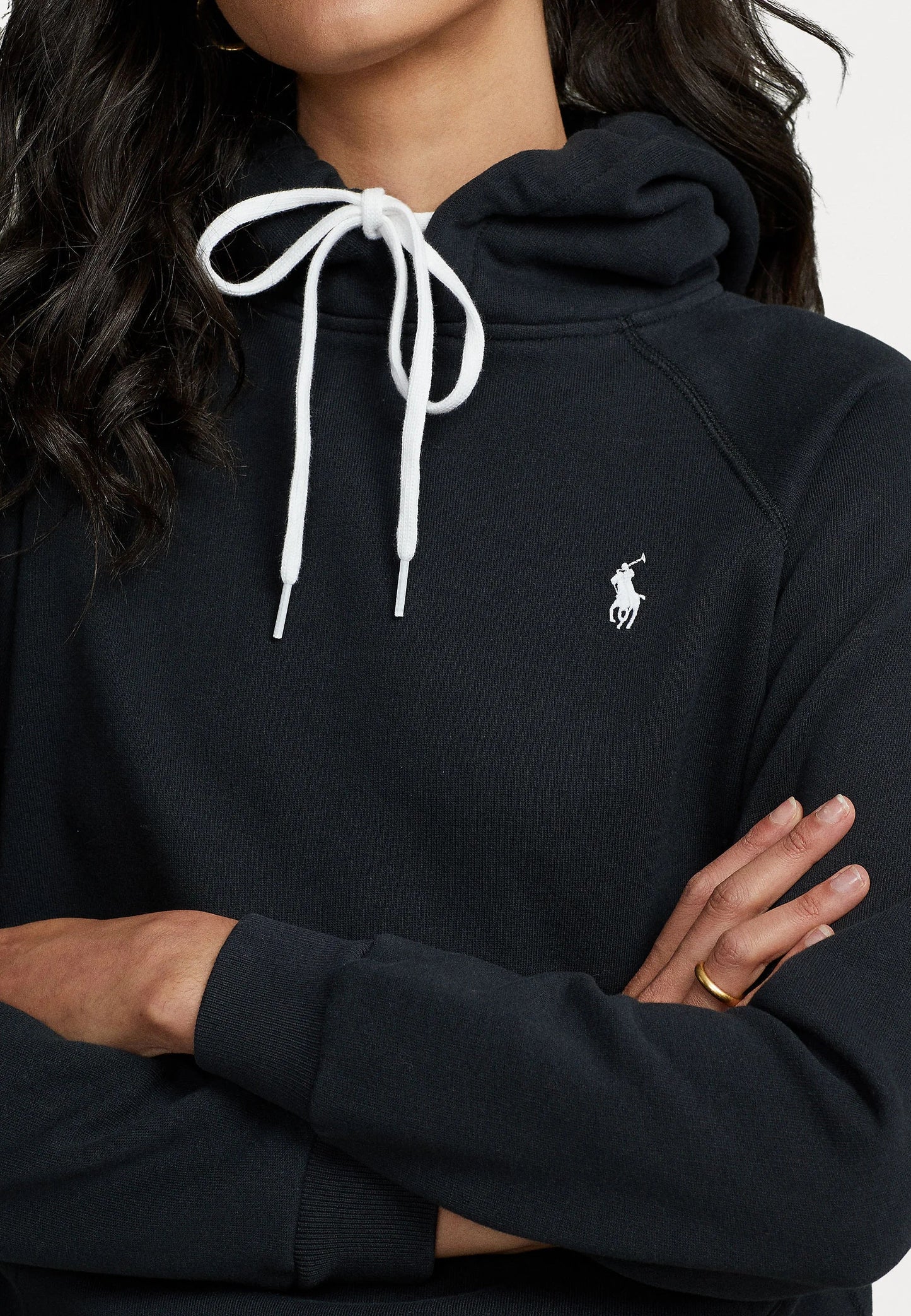 Black Polo Hoodie