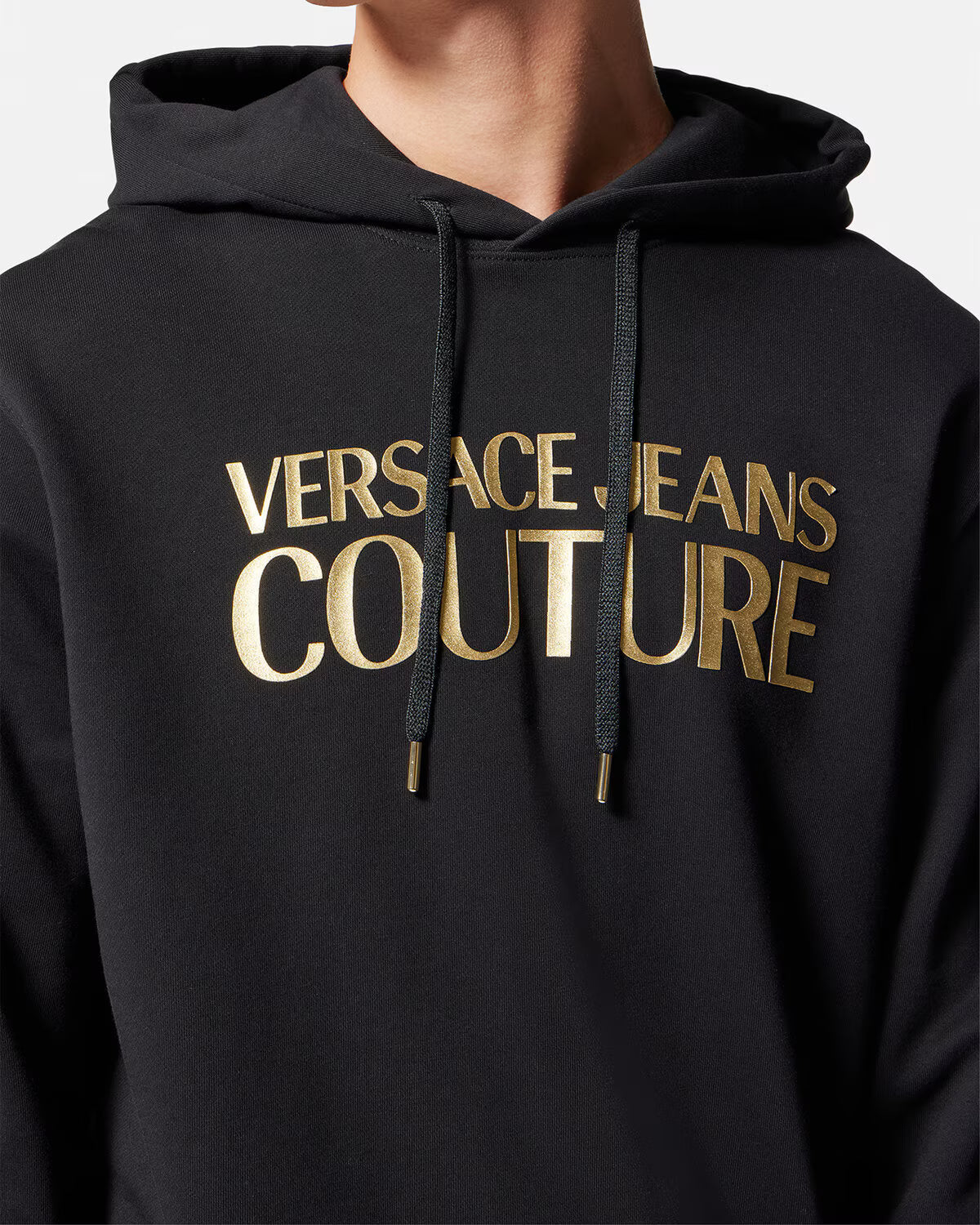 Versace Jeans Couture Black Zipper Hoodie – Recreated Edition