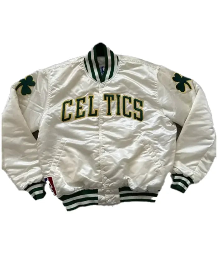 90s Boston Celtics Vintage Satin Jacket  - Recreated