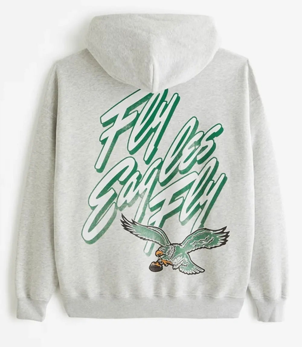Abercrombie Philadelphia Eagles Graphic Popover Hoodie