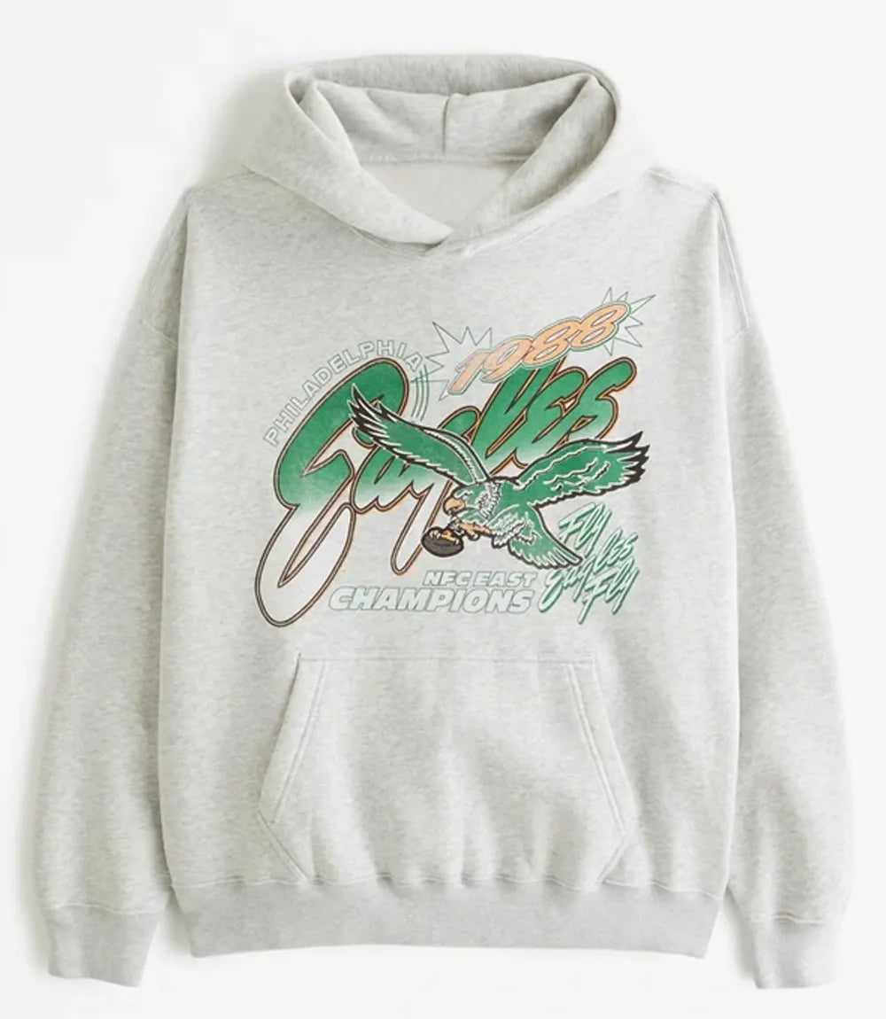 Abercrombie Philadelphia Eagles Graphic Popover Hoodie
