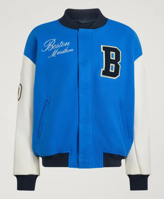 Boston Marathon 26 Varsity Jacket  - Recreated