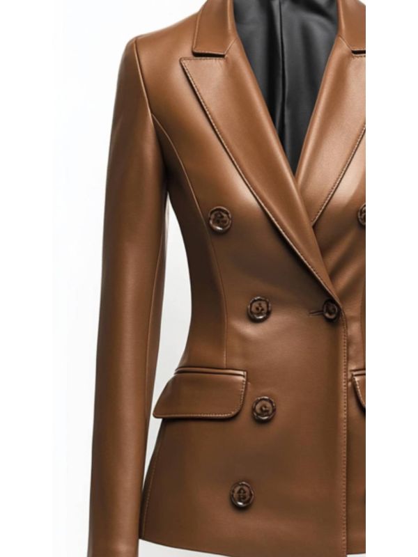 Amelia Brown Leather Jacket – Stylish Women’s Leather Jacket