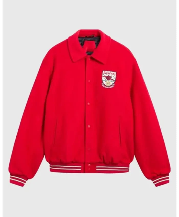 Arsenal Essentials Varsity Jacket  - Recreated