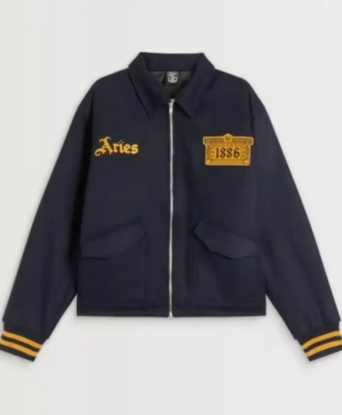 Arsenal x Aries Varsity Jacket  - Recreated