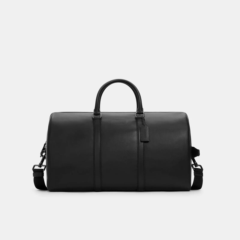 Black Real Leather Weekender Bags