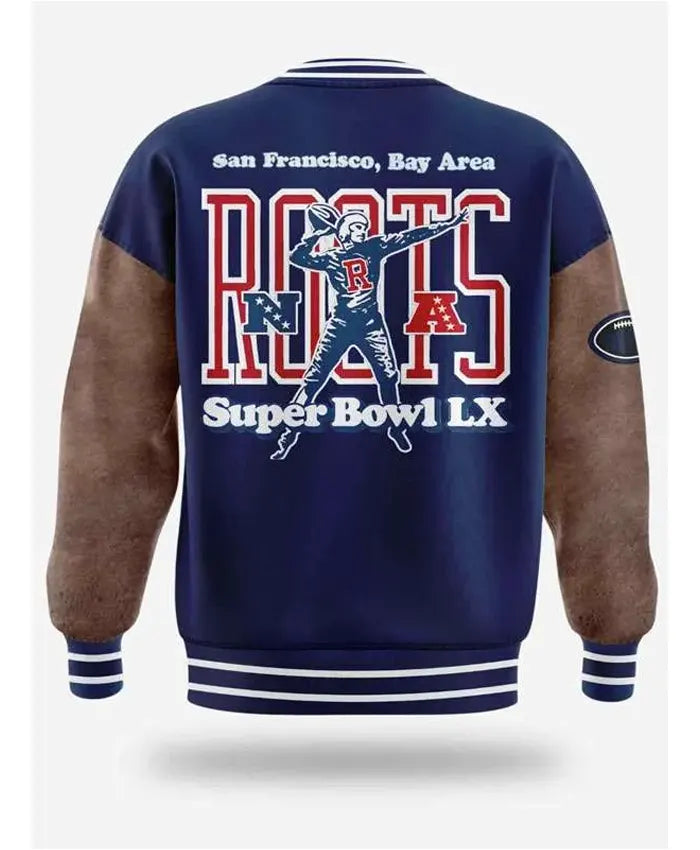 Bowl LX 2026 Heritage Varsity Jacket  - Recreated