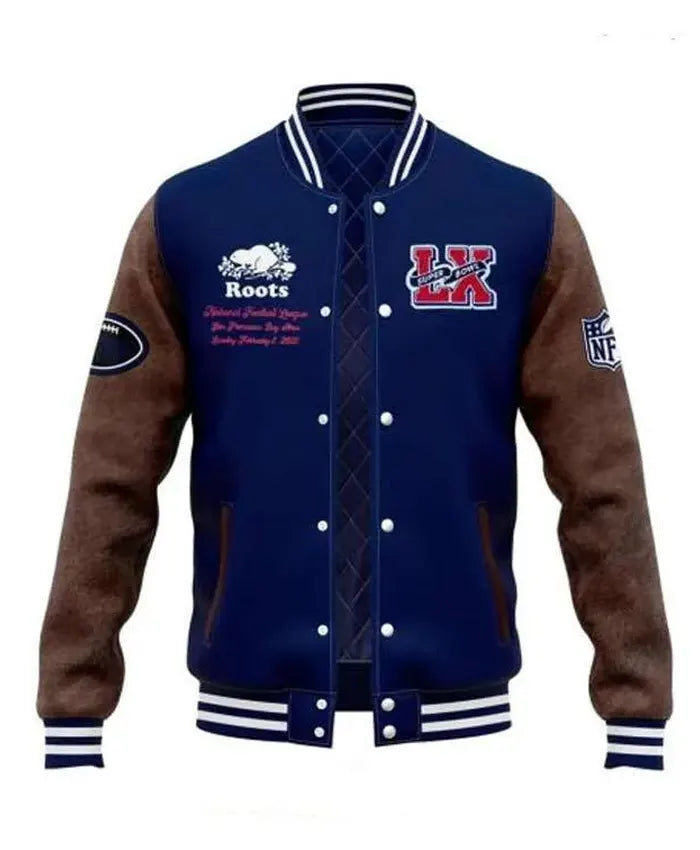 Bowl LX 2026 Heritage Varsity Jacket  - Recreated