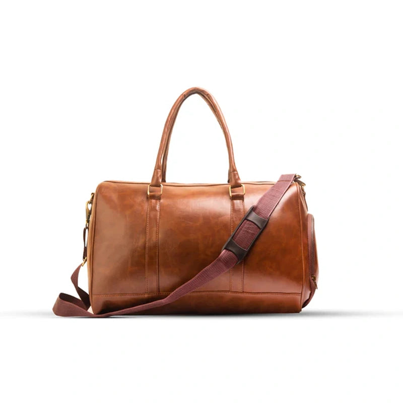 Brown Leather Travel Bag