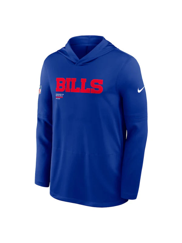Buffalo Bills Fury Performance Long Sleeve Hoodie T-Shirt