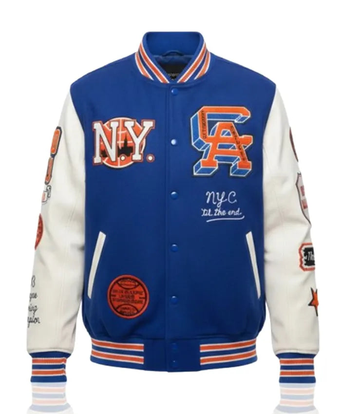 Carmelo x NYC Varsity Jacket  - Recreated