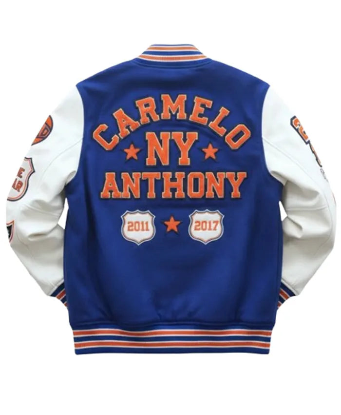 Carmelo x NYC Varsity Jacket  - Recreated