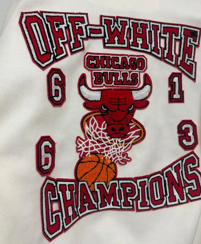 Chicago Bulls x Off-White Jacket  - Recreated