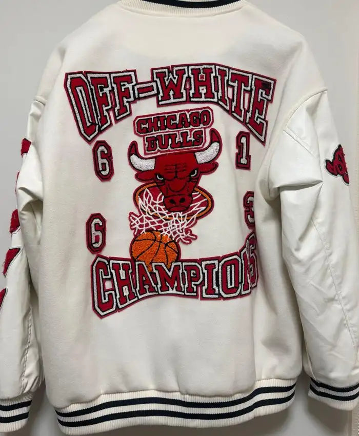 Chicago Bulls x Off-White Jacket  - Recreated