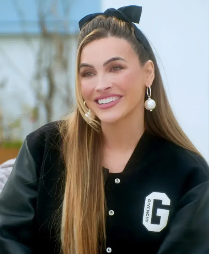 Chrishell Stause Selling Sunset Black Cropped Jacket  - Recreated