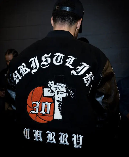 ChristLike x Curry Varsity Jacket  - Recreated
