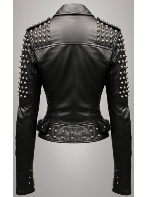 Cressida Black Leather Biker Jacket – Women’s Leather Jacket