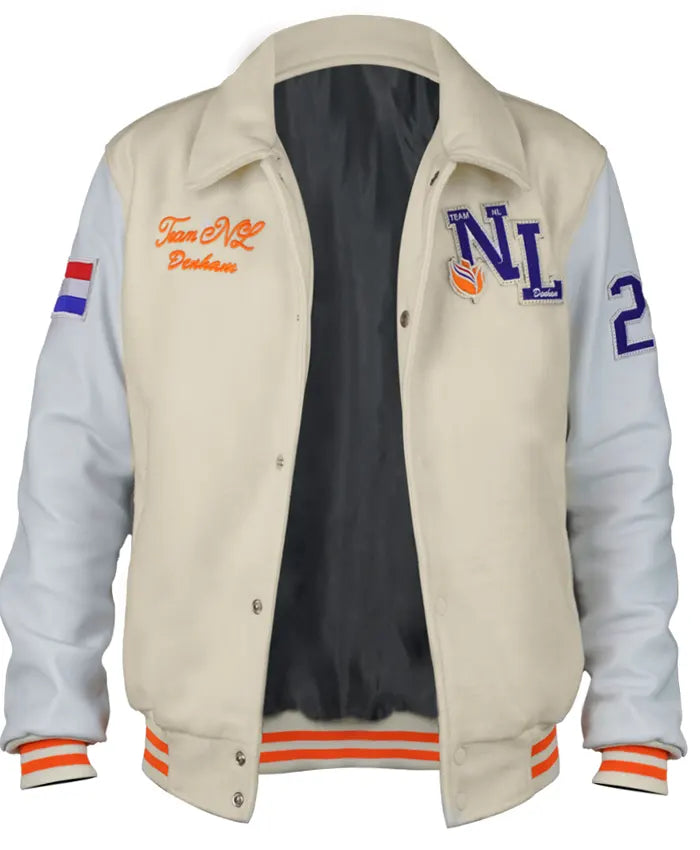Denham Netherlands Olympic Team Varsity Jacket - Recreated  - Recreated