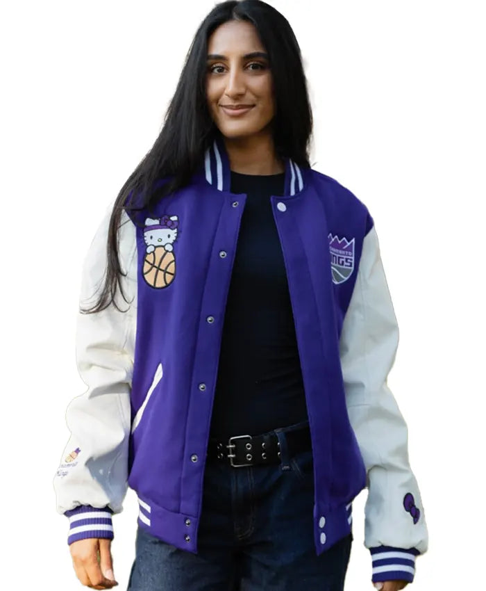 Disney x Hello Kitty Varsity Jacket  - Recreated