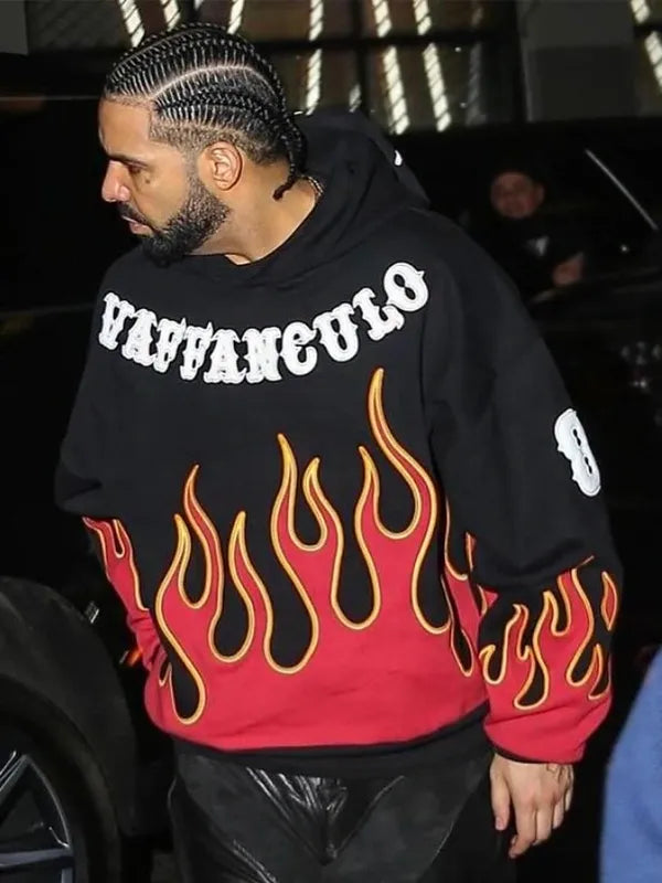 Drake Vaffanculo Flame Hoodie