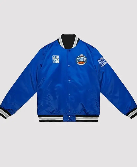 Eastern Conference Mitchell & Ness Satin Jacket  - Recreated