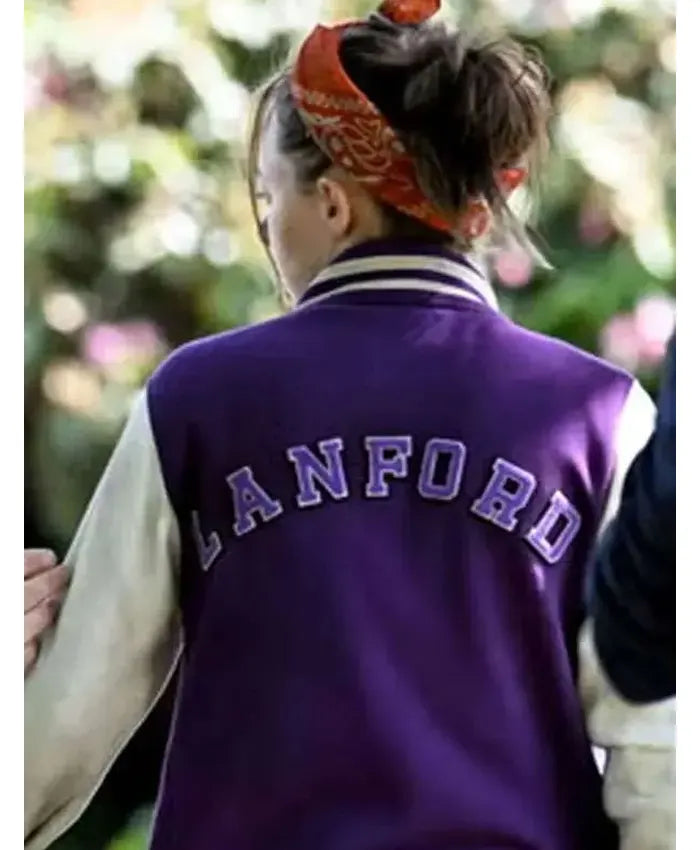 Ellie de Lange Run Away Varsity Jacket  - Recreated