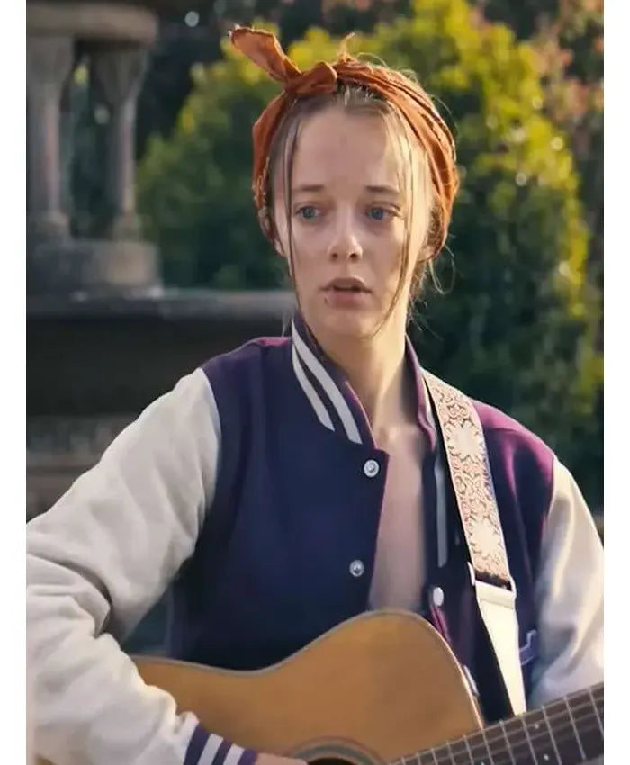 Ellie de Lange Run Away Varsity Jacket  - Recreated