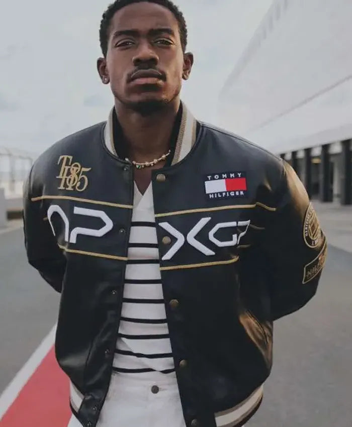 F1 Movie Damson Idris APXGP Varsity Jacket  - Recreated