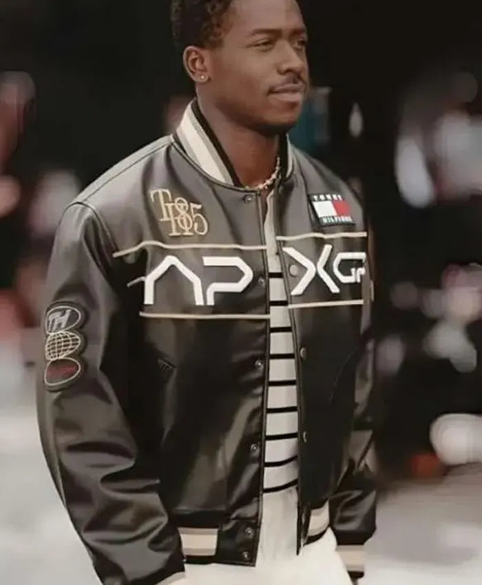 F1 Movie Damson Idris APXGP Varsity Jacket  - Recreated