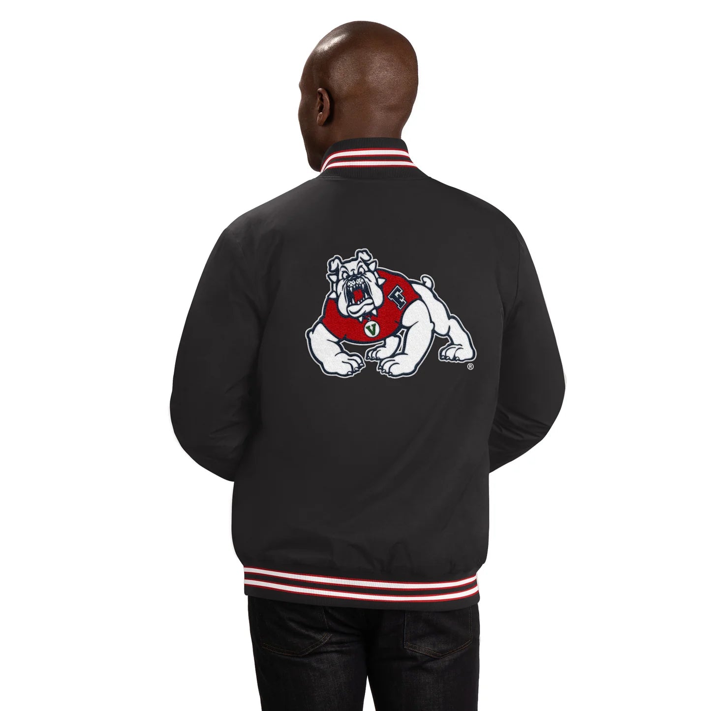 Fresno State Bulldogs Swingman Letterman Varsity Jacket  - Recreated