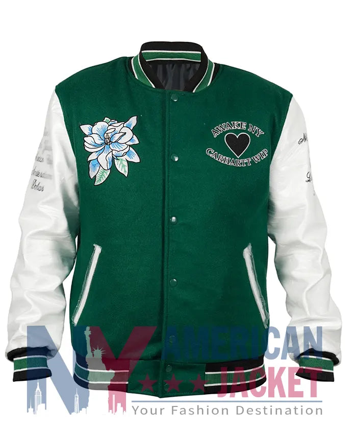 Gigi Hadid Letterman Varsity Jacket  - Recreated