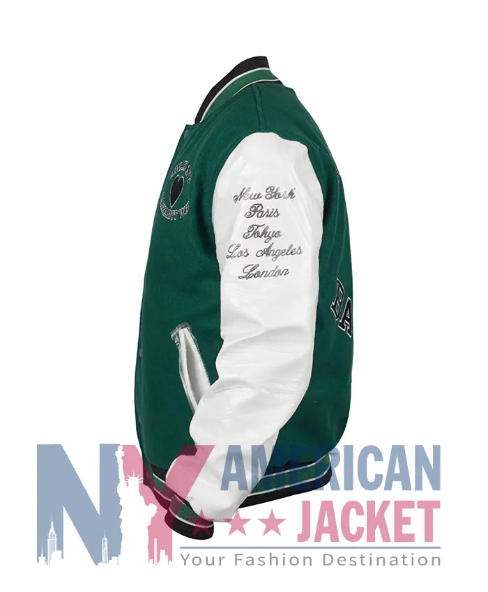 Gigi Hadid Letterman Varsity Jacket  - Recreated