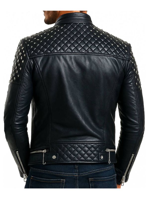 Grayson Black Leather Jacket - Men Leather Jacket Black