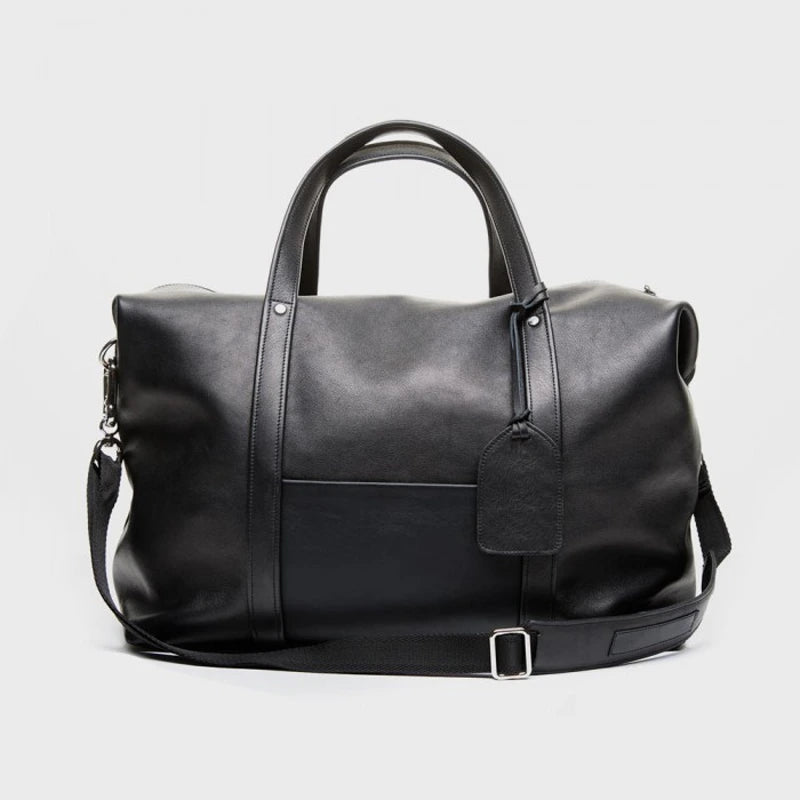 Handmade Leather Duffle Travel Bag