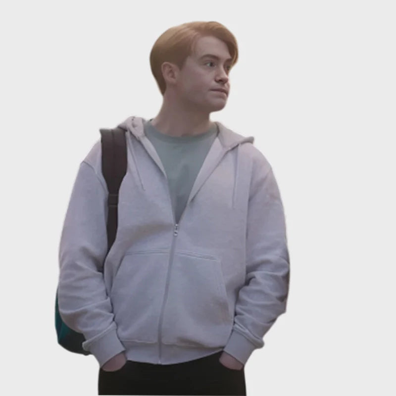 Heartstopper S03 Kit Connor Grey Hoodie